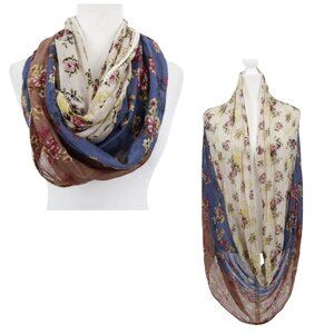 Maurices Infinity Scarf Multi Cottagecore Grannycore Boho Feminine Romantic‎